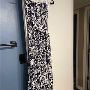 Lilly Pulitzer strapless jumpsuit XS